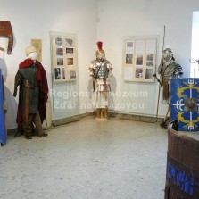 Místnost s výzbrojí a výstrojí římských legionářů. Foto: Kamila Dvořáková